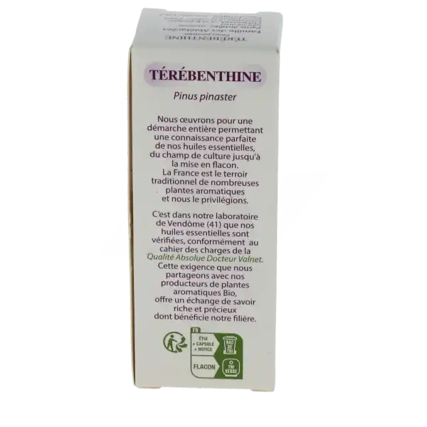 Docteur Valnet Huile Essentielle Bio, Terebenthine 10ml