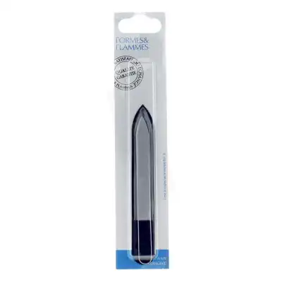 Formes & Flammes Lime Ongles Verre Trempé 14cm à Entrelacs