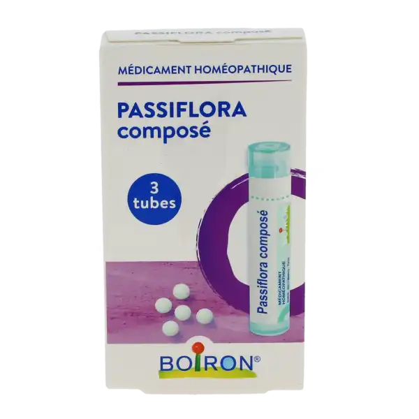 Boiron Passiflora Compose Granules 3tube De 4g