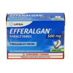 Efferalgan 500 Mg, Comprimé Orodispersible