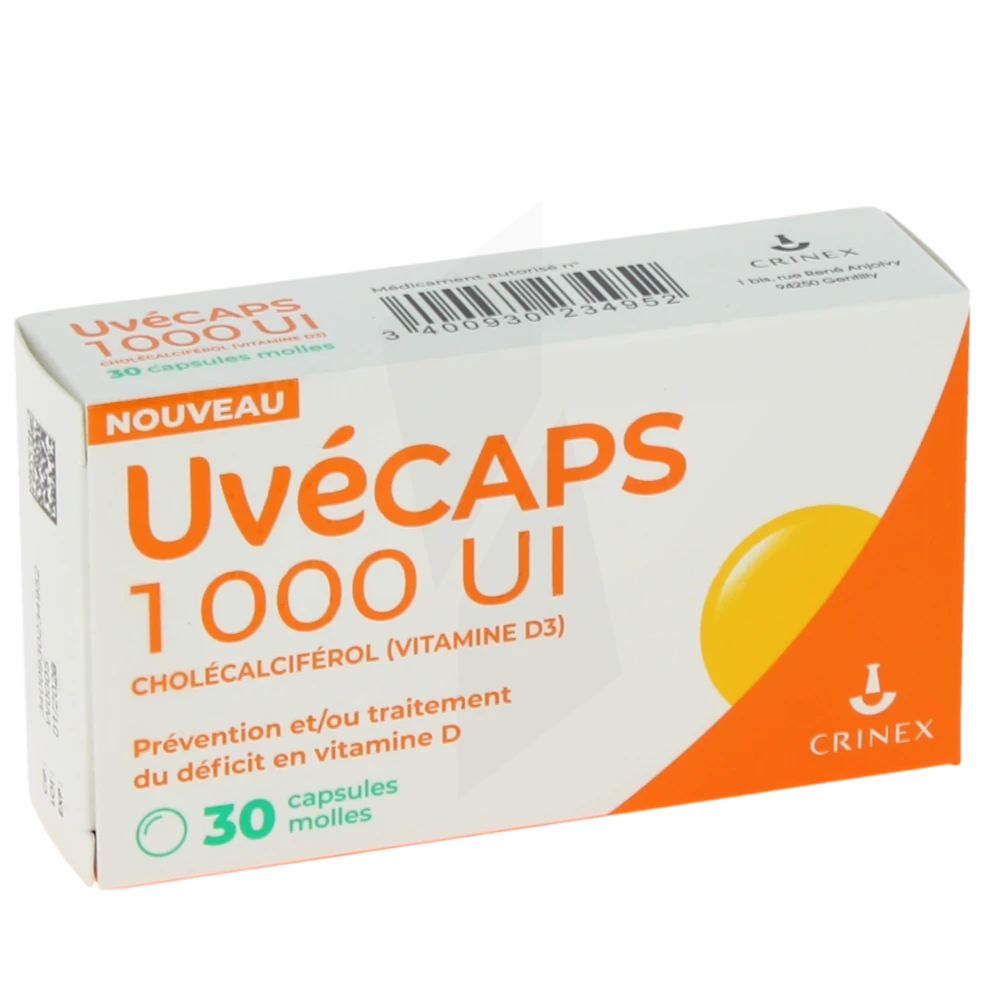 Uvecaps 1000 Ui, Capsule Molle