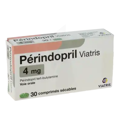 Perindopril Viatris 4 Mg, Comprimé Sécable à CHAMPAGNOLE