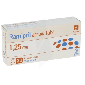 Ramipril Arrow Lab 1,25 Mg, Comprimé