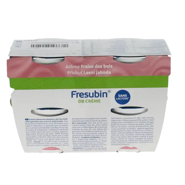 Fresubin Db Crème Nutriment Fraise Des Bois 4pots/200g