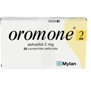 Oromone 2 Mg, Comprimé Pelliculé