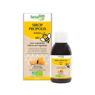 Herbalgem Propolis Sirop Bio Junior 150ml à VILLENAVE D'ORNON