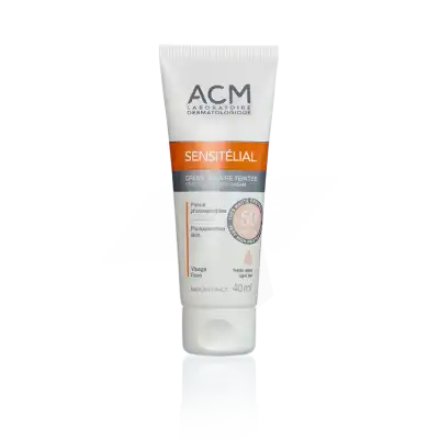 ACM Sensitélial SPF50+ Crème Solaire Teintée Claire T/40ml