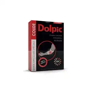 DOLPIC THERMO Pack 1 bande articulaire coude + 1 compresse