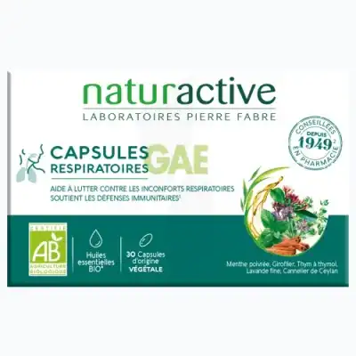 Naturactive Capsules Respiratoires Gae Bio Boîte De 30 à Touques