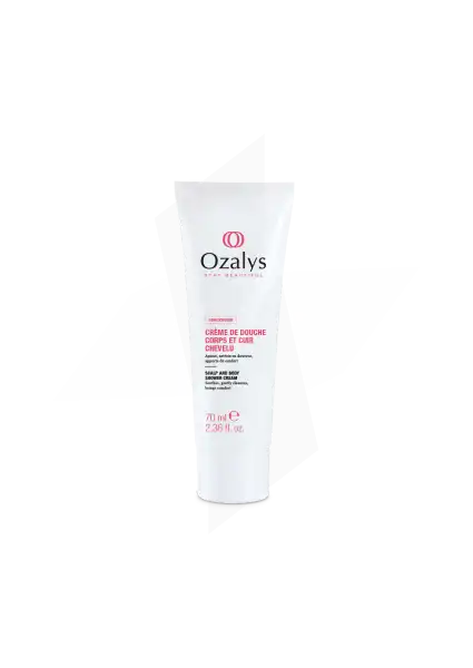 Ozalys Soin Douceur Crème De Douche Corps Et Cuir Chevelu T/70ml