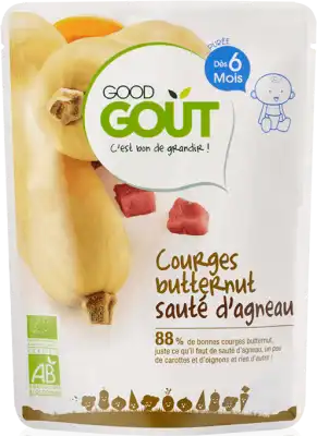 Good Goût Alimentation Infantile Courges Betternut Sauté D'agneau Sachet/190g à TOULON