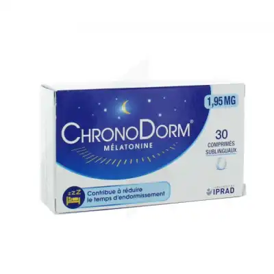 Chronodorm MÉlatonine Cpr Subl B/30 à MENTON