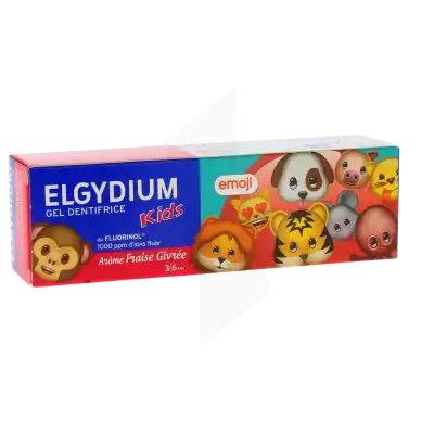 Elgydium Kids Emoji Fa Pâte Dentifrice Fraise Givrée Tube De 50 Ml à ROCHEMAURE