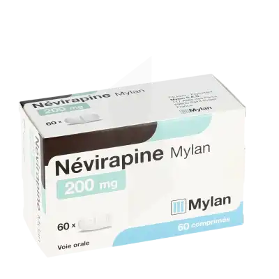 Nevirapine Viatris 200 Mg, Comprimé à Angers