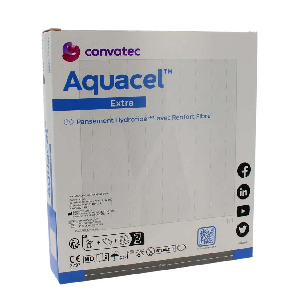 Aquacel Extra 15cmx15cm B/10