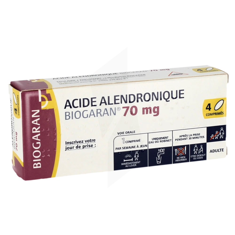 Acide Alendronique Biogaran 70 Mg, Comprimé