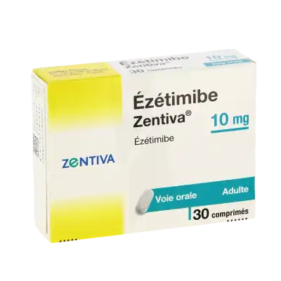 Ezetimibe Zentiva 10 Mg, Comprimé à Nice