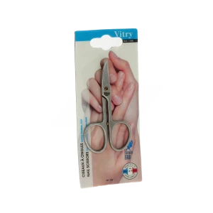 Vitry Ciseaux à Ongles Lame Courbe Inox Trempé