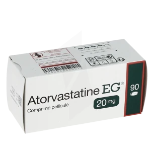 Atorvastatine Eg Labo 20 Mg, Comprimé Pelliculé
