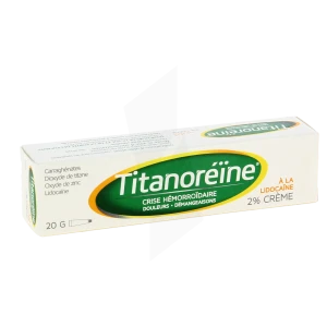 Titanoreine A La Lidocaine 2 Pour Cent, Crème