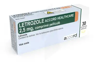 LETROZOLE ACCORD HEALTHCARE 2,5 mg, comprimé pelliculé
