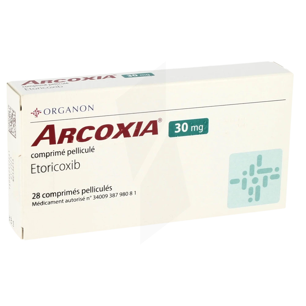 Arcoxia 30 Mg, Comprimé Pelliculé
