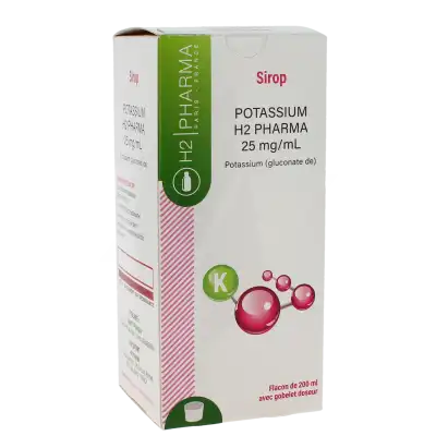 Potassium H2 Pharma 25 Mg/ml, Sirop à CHAMPAGNOLE
