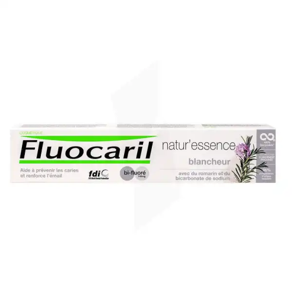 Fluocaril Bi-fluore 145 Mg Dentifrice Natur'essence Blancheur T/75ml