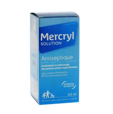 MERCRYL, solution pour application cutanée