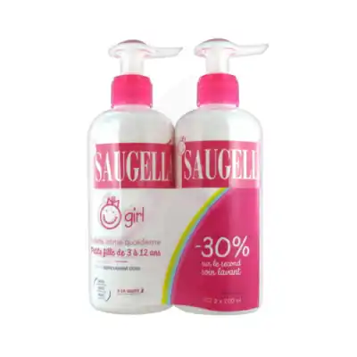 Saugella Girl Savon Liquide Hygiène Intime 2fl Pompe/200ml à CHÂLONS-EN-CHAMPAGNE