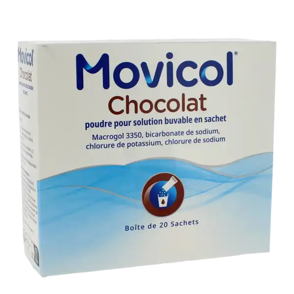 Movicol Chocolat, Poudre Pour Solution Buvable En Sachet