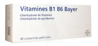 Vitamine B1 B6 Bayer, Comprimé Pelliculé à SENNECEY-LÈS-DIJON