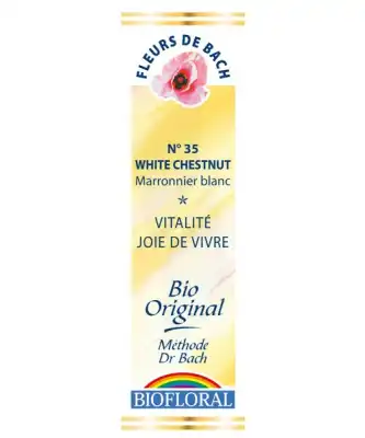 Biofloral Fleurs De Bach N°35 White Chestnut Elixir à UGINE