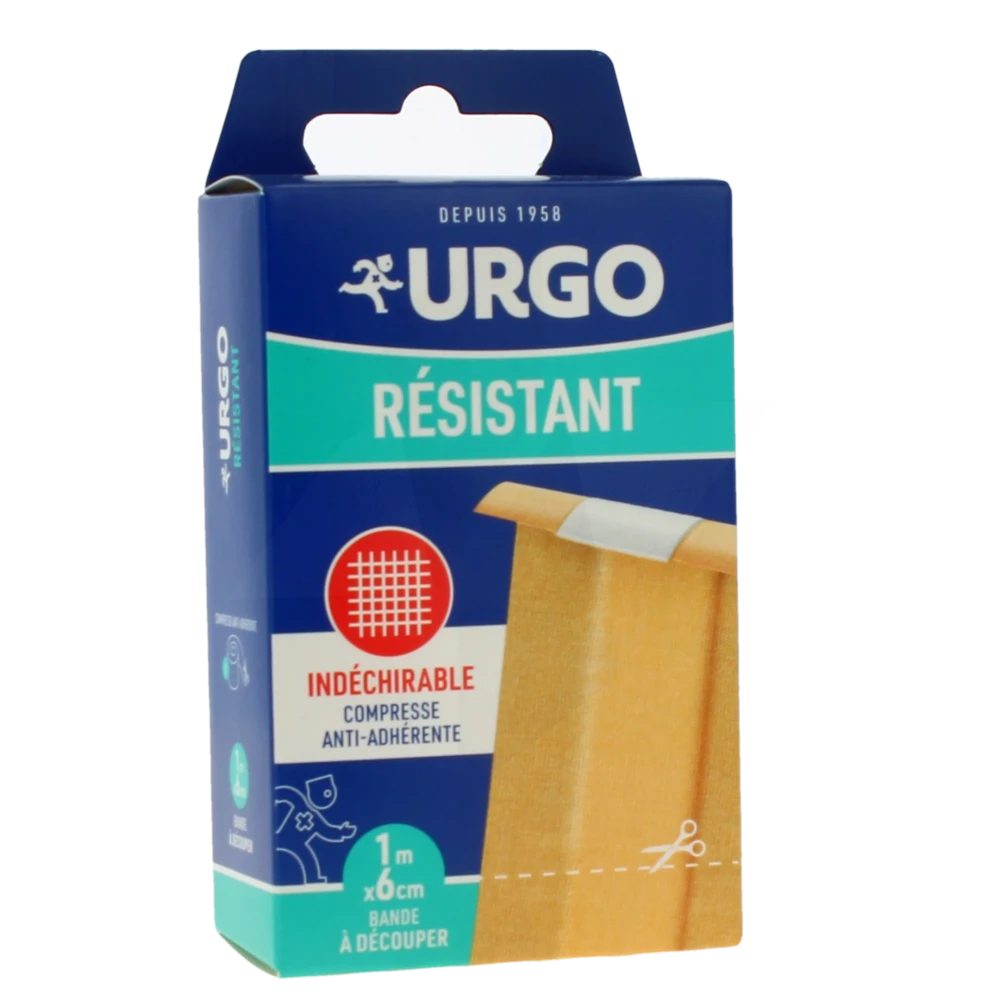Urgo Résistant Pansement Bande à Découper Antiseptique 6 Cm1m