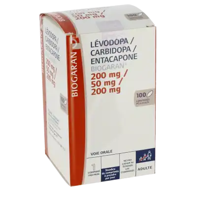 Levodopa/carbidopa/entacapone Biogaran 200 Mg/50 Mg/200 Mg, Comprimé Pelliculé à COLLONGES-SOUS-SALEVE