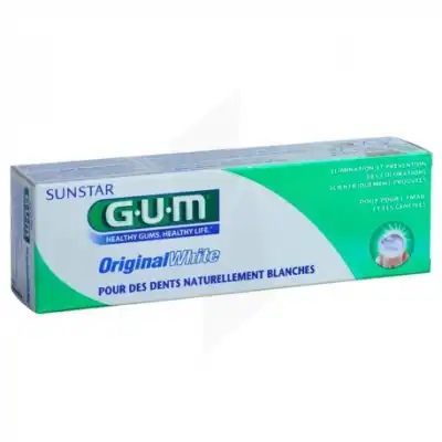 Gum Original White Pâte Dentifrice Blanchissant T/75ml à STRASBOURG