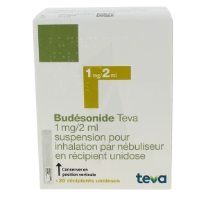 Budesonide Teva 1 Mg/2 Ml, Suspension Pour Inhalation Par Nébuliseur En Récipient Unidose