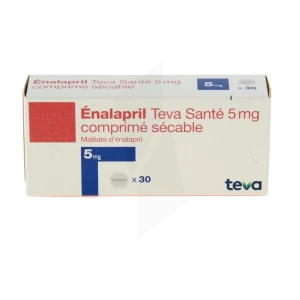 Enalapril Teva Sante 5 Mg, Comprimé Sécable