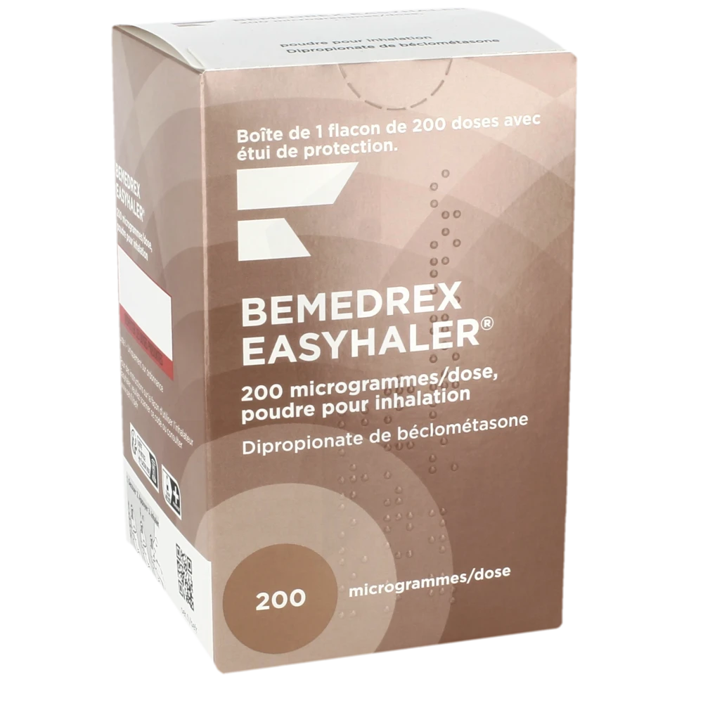 Bemedrex Easyhaler 200 Microgrammes/dose, Poudre Pour Inhalation