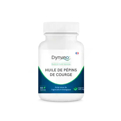 Dynveo HUILE DE PEPIN DE COURGE 500 mg 60 capsules végétales