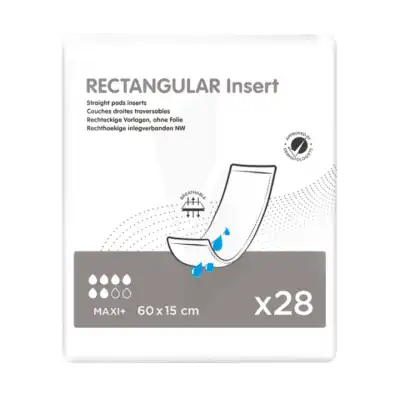 Rectangular Insert Protections Anatomiques Traversable Maxi Plus Sachet/28 à FLEURANCE