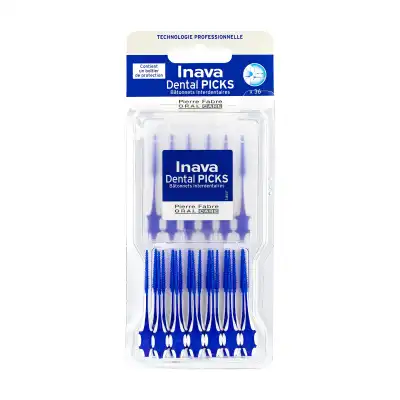 Inava Dental Picks Brossettes Inter-dentaires B/36