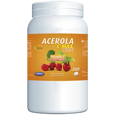 Orthonat Nutrition - Acerola C-MAX 1000 - 500 comprimés