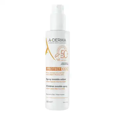 Aderma Protect Spf50+ Spray Solaire Invisible Enfant Flacon De 200 Ml à Le Breuil