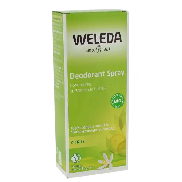 Weleda Gestes Fraicheur Déodorant Citrus Spray/100ml