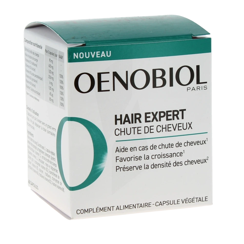 Oenobiol Hair Expert Capsules Chute De Cheveux Pot De 60