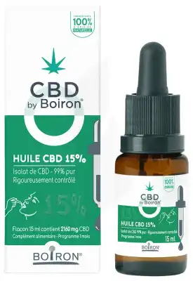 Boiron Cbd Huile Buvable 15 % Fl Cpte-gttes/15ml à Drocourt