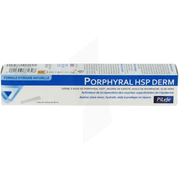 Pileje Porphyral Hsp Derm - Nouvelle Formule D’origine Naturelle Tube De 50ml