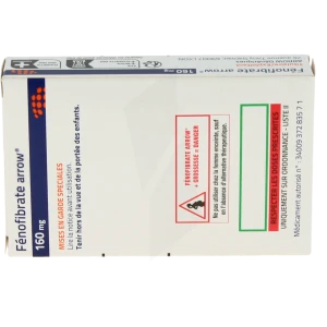 Fenofibrate Arrow 160 Mg, Comprimé