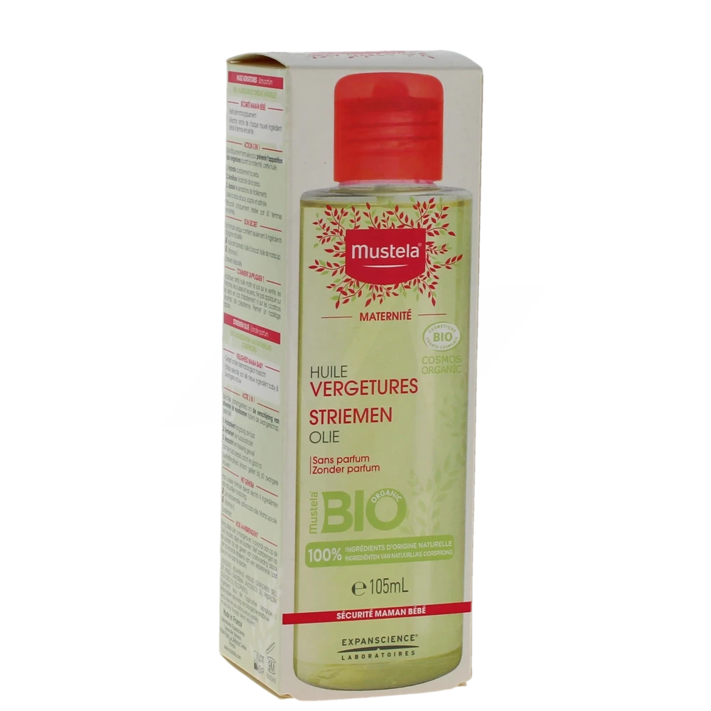 Mustela Huile Vergetures Bio 105 Ml